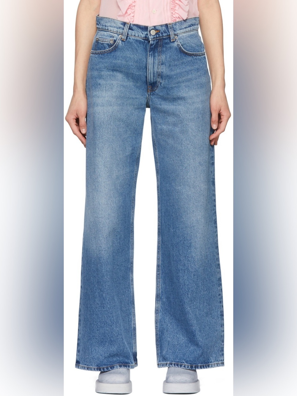Molly Goddard Jorg Wide Leg Jeans W36 Harry Styles Harry’s House $680
